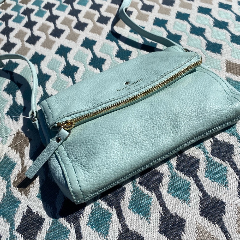 💙 Kate Spade Cobble Hill Mini Carson Grace Blue